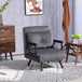 Velvet 1 Seater Sofa Bed 63cm Wide With 1 Pillow - Velmora