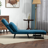 Velvet 1 Seater Sofa Bed 63cm Wide With 1 Pillow - Velmora