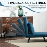 Velvet 1 Seater Sofa Bed 63cm Wide With 1 Pillow - Velmora