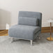 Velvet 1 Seater Sofa Bed 75cm Wide With 1 Pillow - Velmora