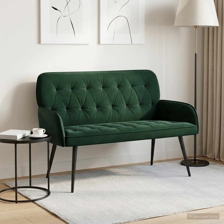 Velvet 2 Seater Sofa 115cm Wide - Vantage Home