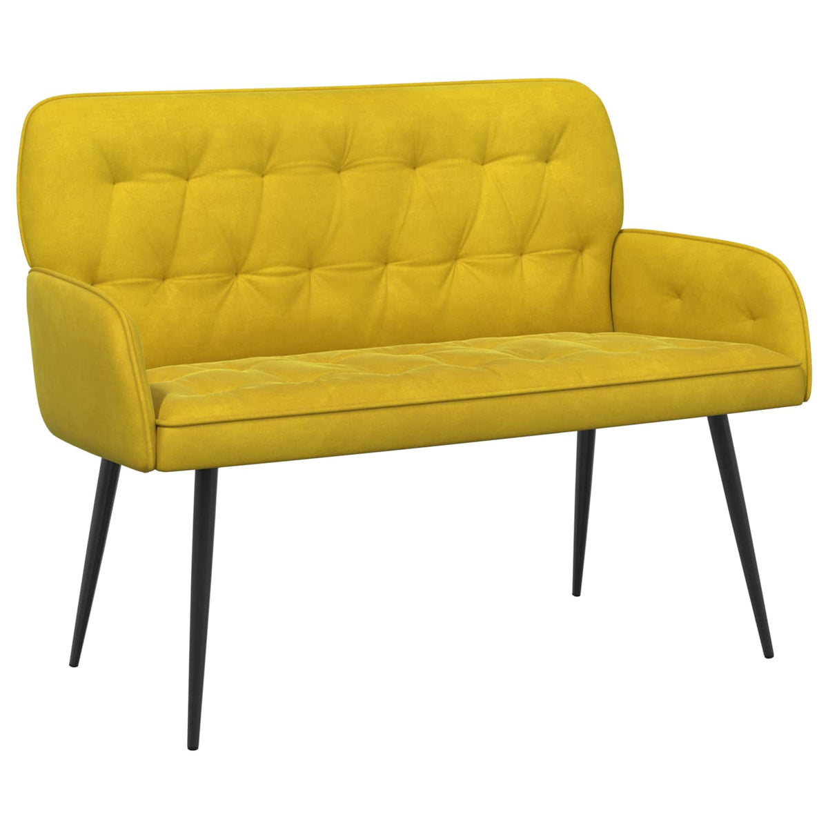 Velvet 2 Seater Sofa 115cm Wide - Vantage Home