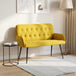 Velvet 2 Seater Sofa 115cm Wide - Vantage Home