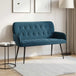 Velvet 2 Seater Sofa 115cm Wide - Vantage Home