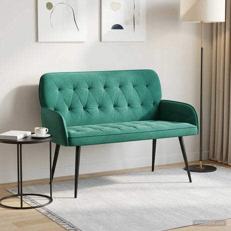 Velvet 2 Seater Sofa 115cm Wide - Vantage Home