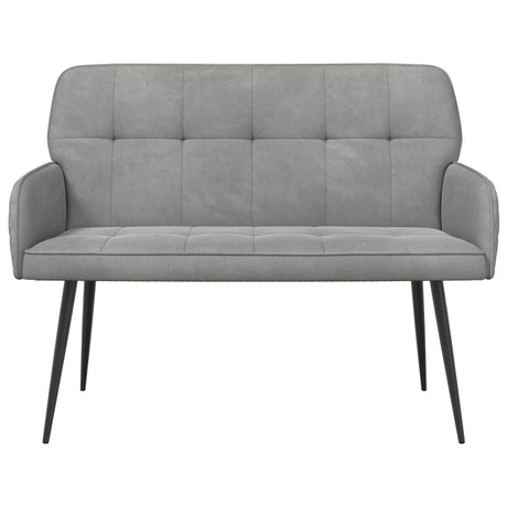 Velvet 2 Seater Sofa 115cm Wide With Metal Legs - Vantage Home