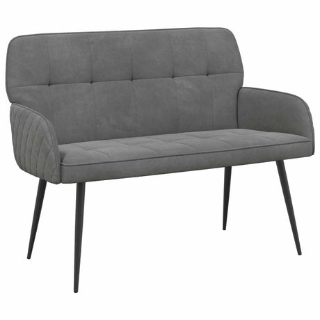 Velvet 2 Seater Sofa 115cm Wide With Metal Legs - Vantage Home