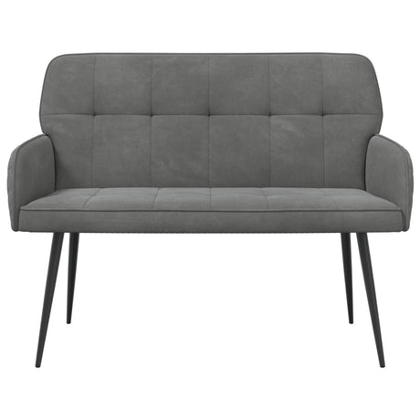 Velvet 2 Seater Sofa 115cm Wide With Metal Legs - Vantage Home