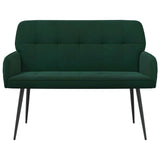 Velvet 2 Seater Sofa 115cm Wide With Metal Legs - Vantage Home