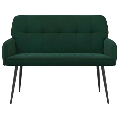 Velvet 2 Seater Sofa 115cm Wide With Metal Legs - Vantage Home
