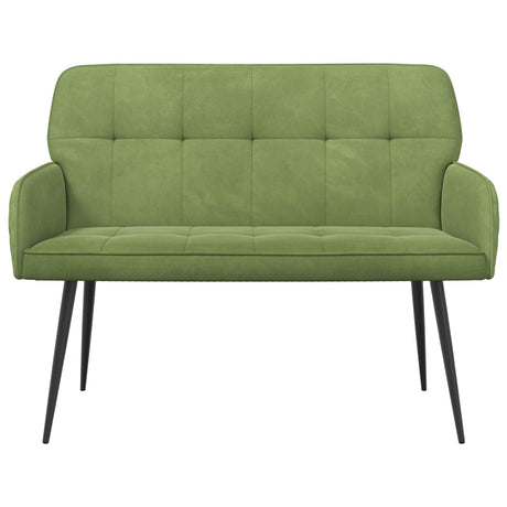 Velvet 2 Seater Sofa 115cm Wide With Metal Legs - Vantage Home