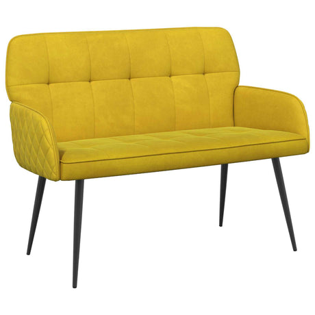 Velvet 2 Seater Sofa 115cm Wide With Metal Legs - Vantage Home