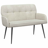 Velvet 2 Seater Sofa 115cm Wide With Metal Legs - Vantage Home