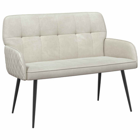 Velvet 2 Seater Sofa 115cm Wide With Metal Legs - Vantage Home