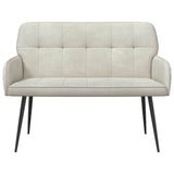 Velvet 2 Seater Sofa 115cm Wide With Metal Legs - Vantage Home
