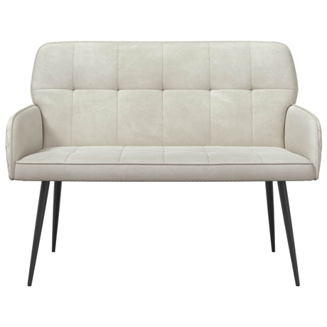 Velvet 2 Seater Sofa 115cm Wide With Metal Legs - Vantage Home
