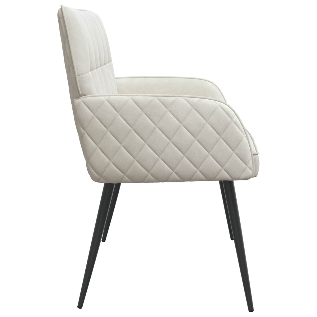 Velvet 2 Seater Sofa 115cm Wide With Metal Legs - Vantage Home