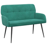 Velvet 2 Seater Sofa 115cm Wide With Metal Legs - Vantage Home