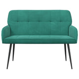 Velvet 2 Seater Sofa 115cm Wide With Metal Legs - Vantage Home