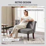 Velvet 2 Seater Sofa 120cm Wide With Rubberwood Legs - Velmora