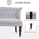 Velvet 2 Seater Sofa 120cm Wide With Rubberwood Legs - Velmora