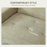 Velvet 2 Seater Sofa 130cm Wide With Rubberwood Legs - Velmora