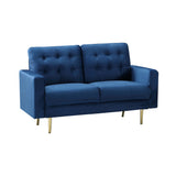 Velvet 2 Seater Sofa 139cm Wide - Kensington Home