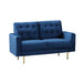 Velvet 2 Seater Sofa 139cm Wide - Kensington Home