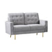 Velvet 2 Seater Sofa 139cm Wide - Kensington Home