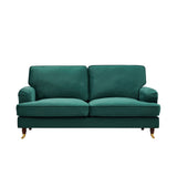 Velvet 2 Seater Sofa 158cm Wide - Kensington Home