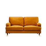 Velvet 2 Seater Sofa 158cm Wide - Kensington Home