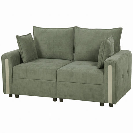 Velvet 2 Seater Sofa 168cm Wide With Lift Up Storage - Velmora