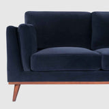 Velvet 2 Seater Sofa 175cm Wide - Mickey