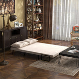 Velvet 2 Seater Sofa Bed 102cm Wide With 2 Pillows - Velmora