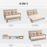 Velvet 2 Seater Sofa Bed 102cm Wide With 2 Pillows - Velmora