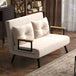 Velvet 2 Seater Sofa Bed 102cm Wide With 2 Pillows - Velmora