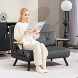 Velvet 2 Seater Sofa Bed 102cm Wide With 2 Pillows - Velmora