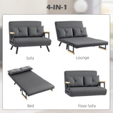 Velvet 2 Seater Sofa Bed 102cm Wide With 2 Pillows - Velmora