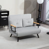 Velvet 2 Seater Sofa Bed 102cm Wide With 2 Pillows - Velmora