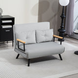 Velvet 2 Seater Sofa Bed 102cm Wide With 2 Pillows - Velmora