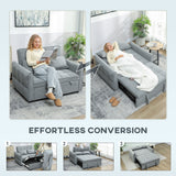 Velvet 2 Seater Sofa Bed 124.5cm Wide With 2 Pillows - Velmora