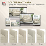 Velvet 2 Seater Sofa Bed 124.5cm Wide With 2 Pillows - Velmora
