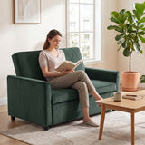 Velvet 2 Seater Sofa Bed 130cm Wide With 2 Pillows - Velmora