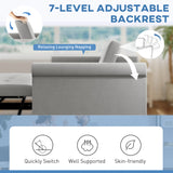Velvet 2 Seater Sofa Bed 141cm Wide - Velmora