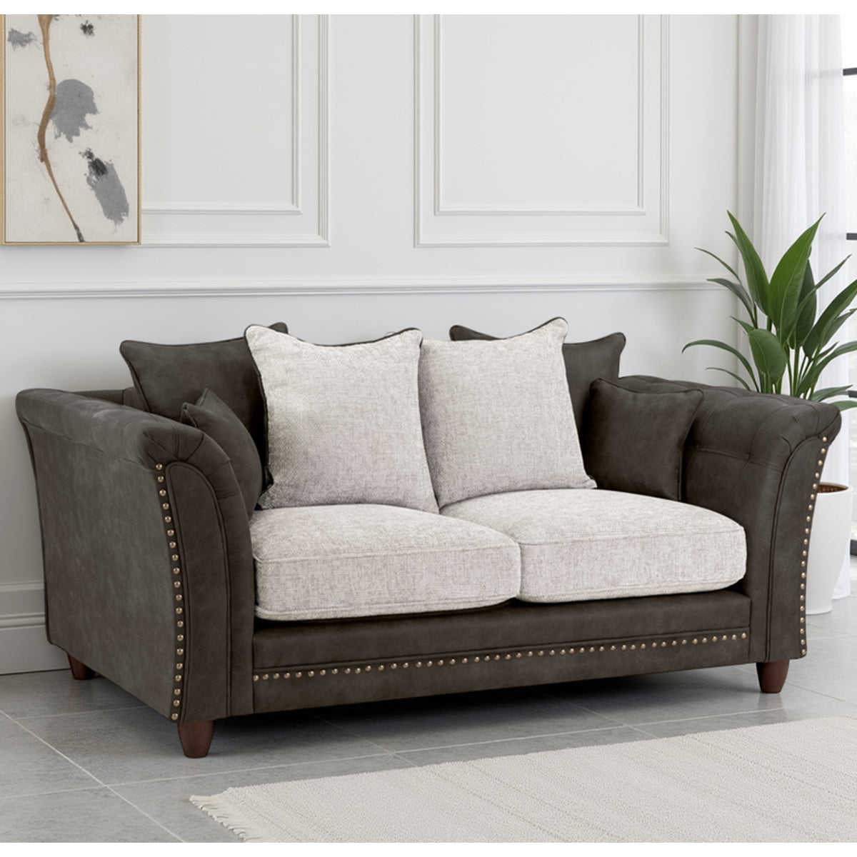 Velvet 2 Seater Sofa - Bella