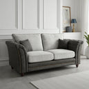 Velvet 2 Seater Sofa Fullback - Bella