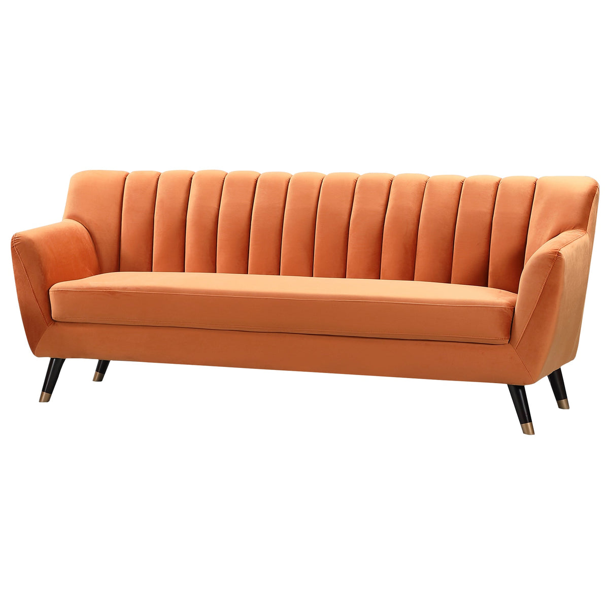 Velvet 3 Seater Sofa 198cm Wide - Kensington Home