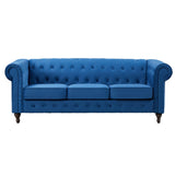 Velvet 3 Seater Sofa 207cm Wide - Kensington Home