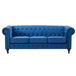 Velvet 3 Seater Sofa 207cm Wide - Kensington Home