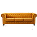 Velvet 3 Seater Sofa 207cm Wide - Kensington Home